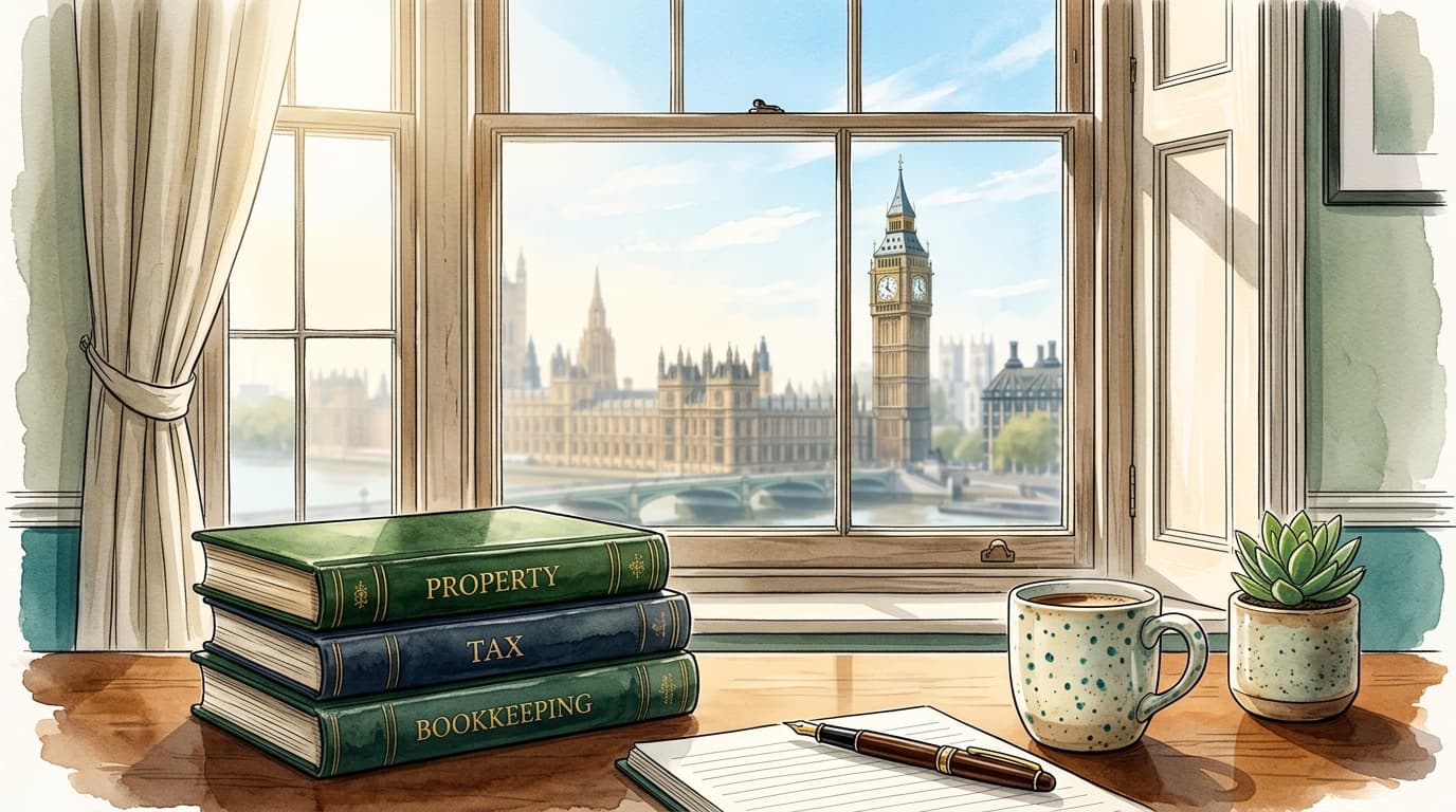 London Property & Bookkeeping Study with Big Ben